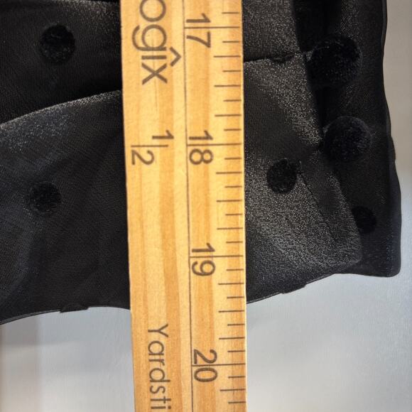 Vintage Xscape by Joanna Chen Old Money Holiday Polka Dot Top Size S Whimsigoth - Picture 5 of 7